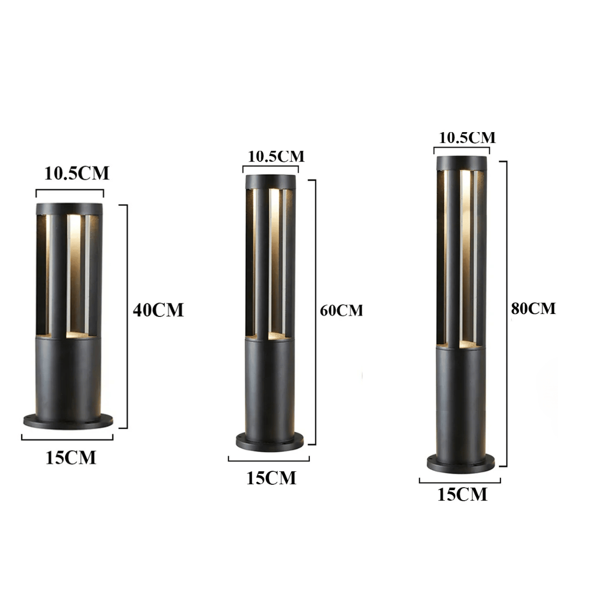 Dimensions – Lampadaire Exterieur