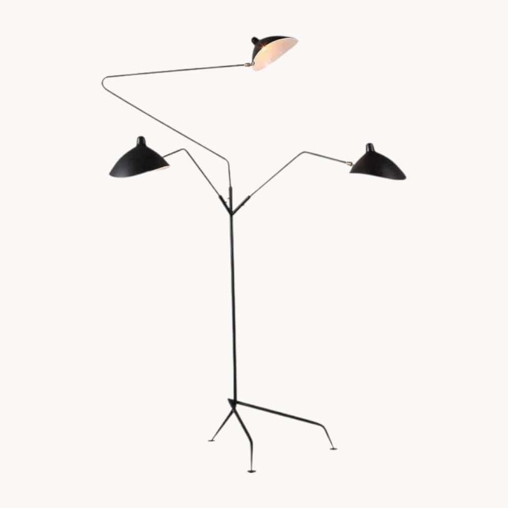 LampeHub 3 Lampes / Chaud Lampadaire Design Industriel