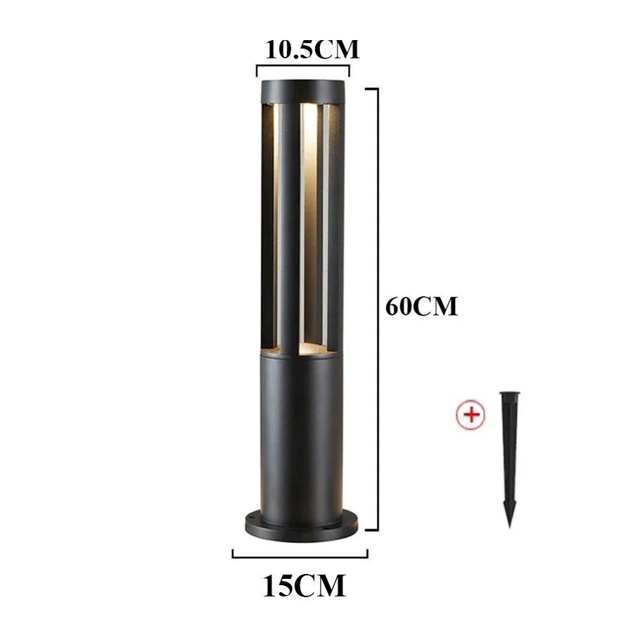 LampeHub 60CM Avec piquet / Blanc DC12V Lampadaire Exterieur