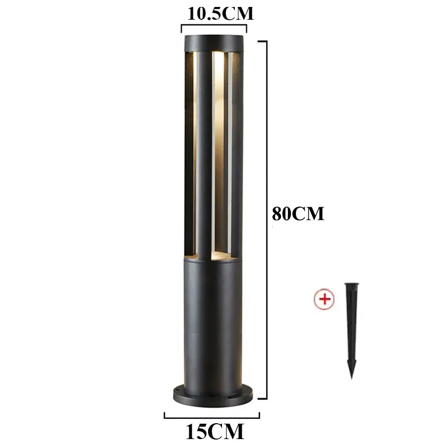 LampeHub 80CM Avec piquet / Blanc chaud AC85-260V Lampadaire Exterieur