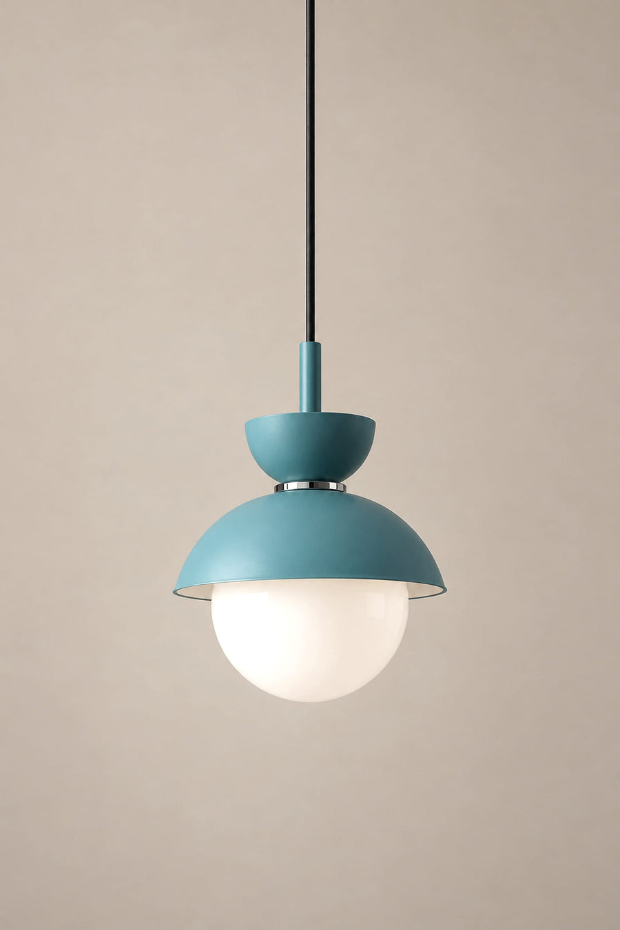 Suspension Bauhaus Dôme et Globe Bicolore – Suspension Cuisine & Chambre