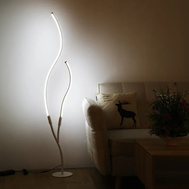 LampeHub Creative Tree Branches Floor Lamps Remote LED Corner Floor Lamp Standing Light Home Decoration Lamps for Living Room Bedroom