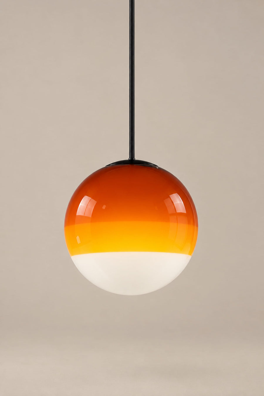 Suspension Boule en Verre Dégradé – Suspension Bauhaus Colorée