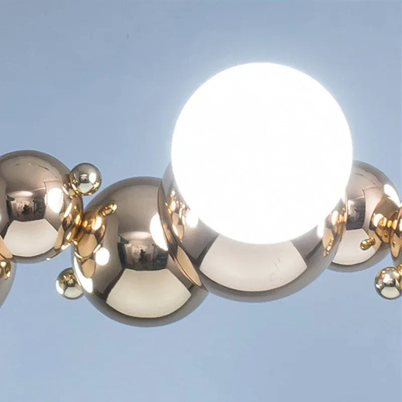LampeHub Designer LED Caterpillar Chandelier for Living Room Restaurant Hotel Decor Hanging Light Long Pendant Lamp Interior  Lighting