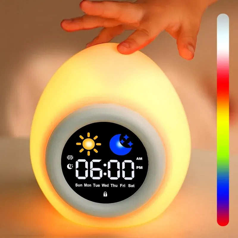 LampeHub Egg Shape Lampe de chevet Enfant Veilleuse Chien