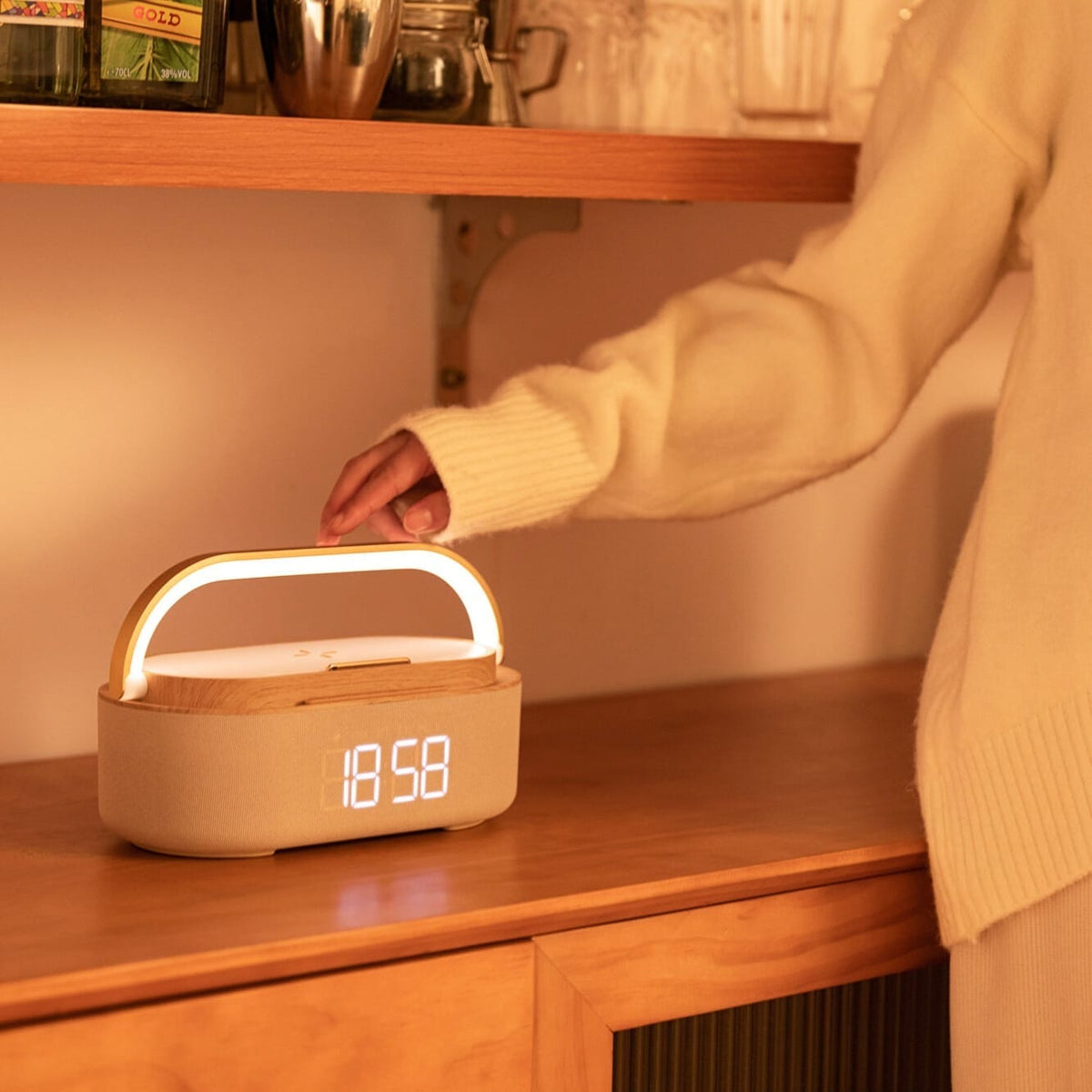 Dimensions – Lampe de chevet Chargeur