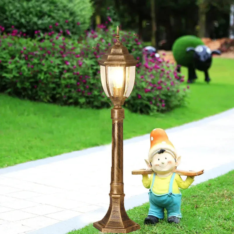 LampeHub European Outdoor Waterproof Lawn Garden Villa Street Landscape Lawn Lamp