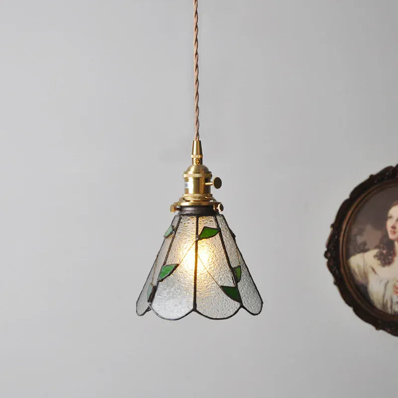 LampeHub F / Warm light Nordic Retro Lattice Pendant Lights Japanese Home Decor Lighting Hanglamp Pendente Simple Bedroom Bedside Pendant Hanging Lamps