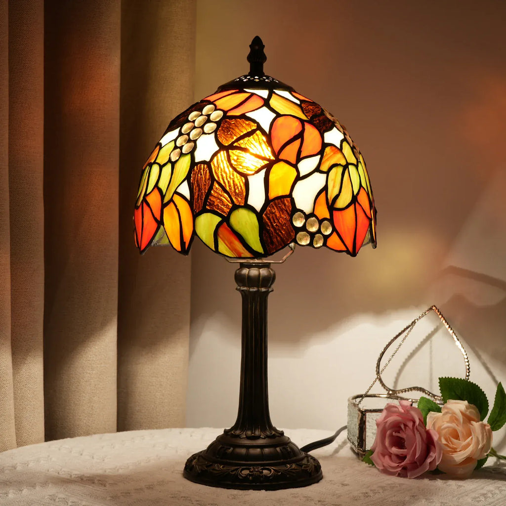 LampeHub Feuille dérable Lampe de chevet Abat Jour à Motif