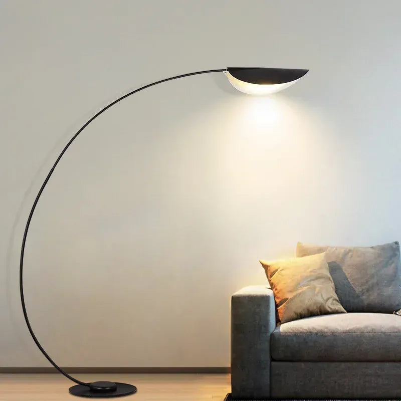 LampeHub Fishing Floor Lamp Living Room Bedroom Restaurant Nordic Art Sofa Side Coffee Table Creative Simple Modern Corner Light