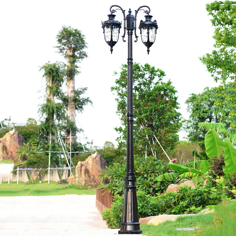 LampeHub (H≈2.3M)Garden Lights Street Lights Lawn Flowers Park Lights Waterproof Outdoor Villa High Pole Lights Landscape