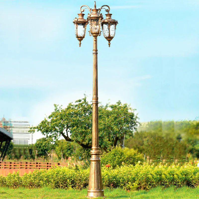 LampeHub (H≈2.3M)Garden Lights Street Lights Lawn Flowers Park Lights Waterproof Outdoor Villa High Pole Lights Landscape