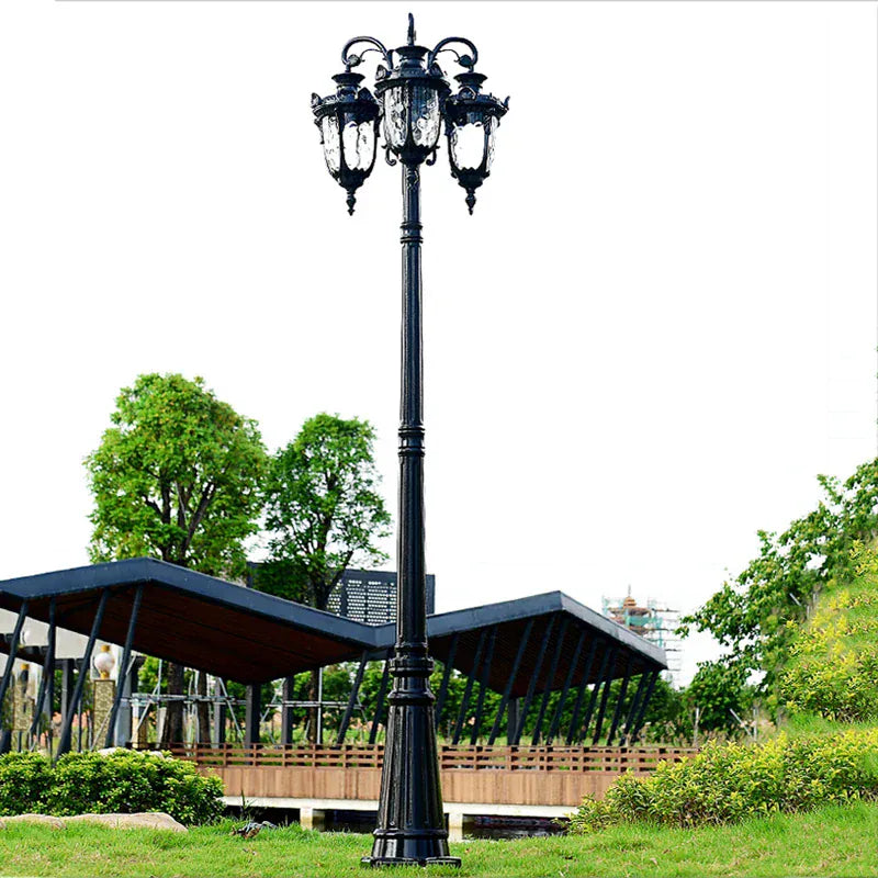LampeHub (H≈2.3M)Garden Lights Street Lights Lawn Flowers Park Lights Waterproof Outdoor Villa High Pole Lights Landscape