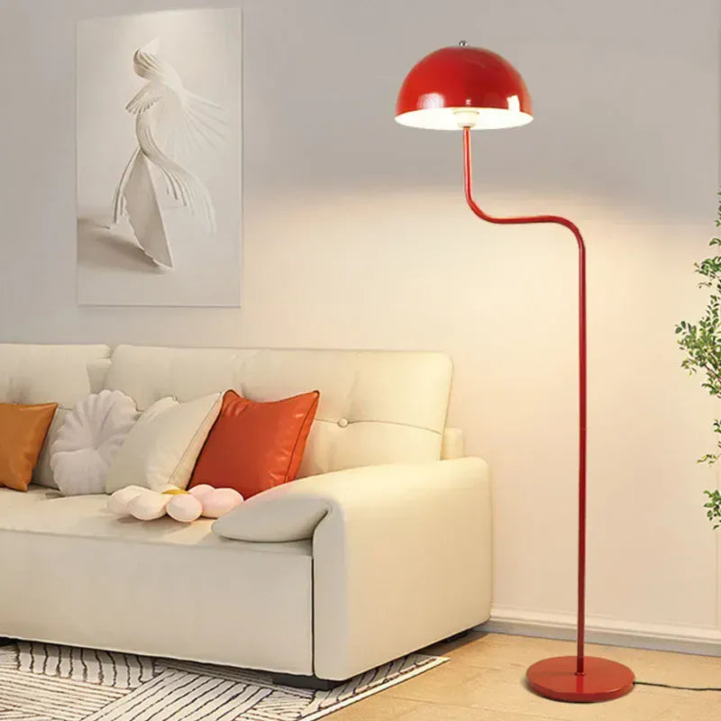 LampeHub Iron Art Floor Lamp Indoor Professional Lighting Fixtures As Bedroom Lighting,Study Reading Light Mushroom Decoracion Habitacion