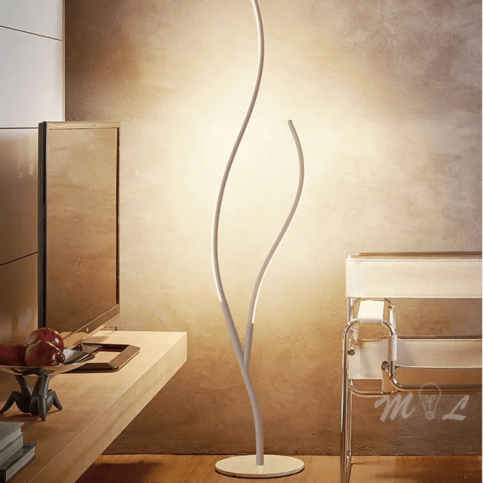 LampeHub Lampadaire Blanc Chambre en arbre