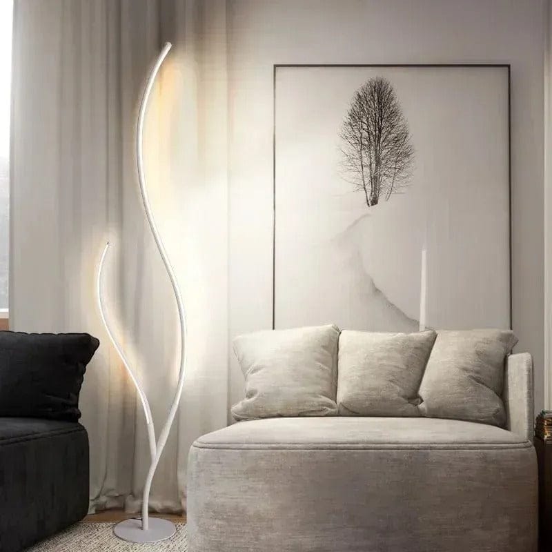 LampeHub Lampadaire Blanc Chambre en arbre