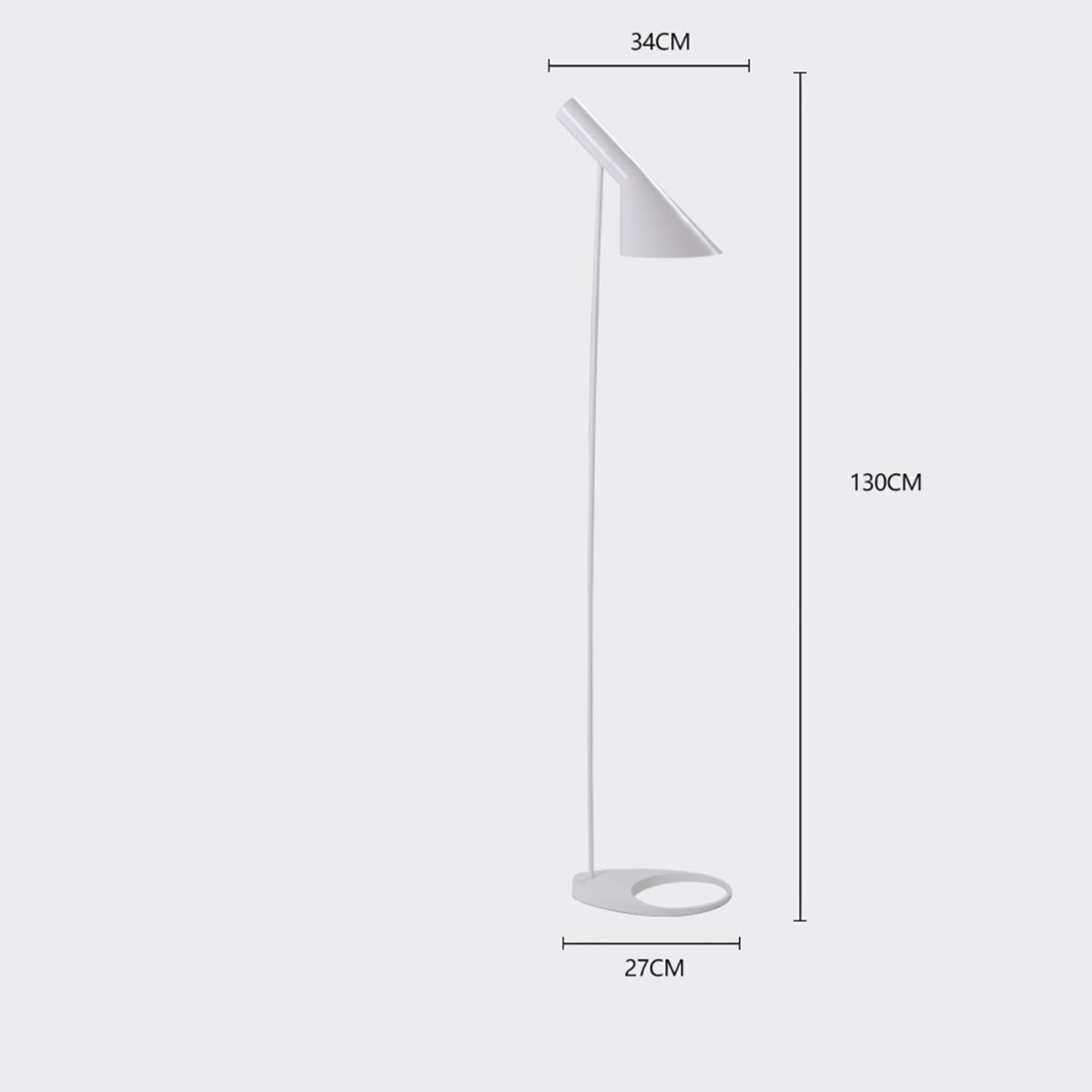 LampeHub Lampadaire Blanc sur pied Image