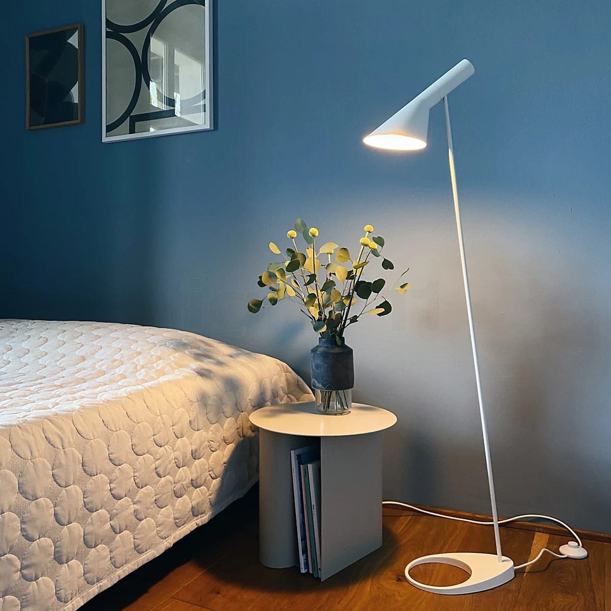 LampeHub Lampadaire Blanc sur pied