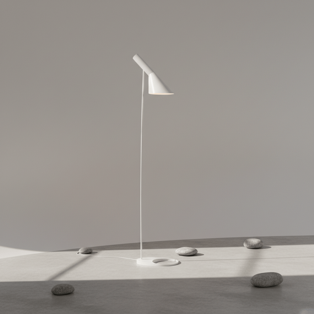 LampeHub Lampadaire Blanc sur pied