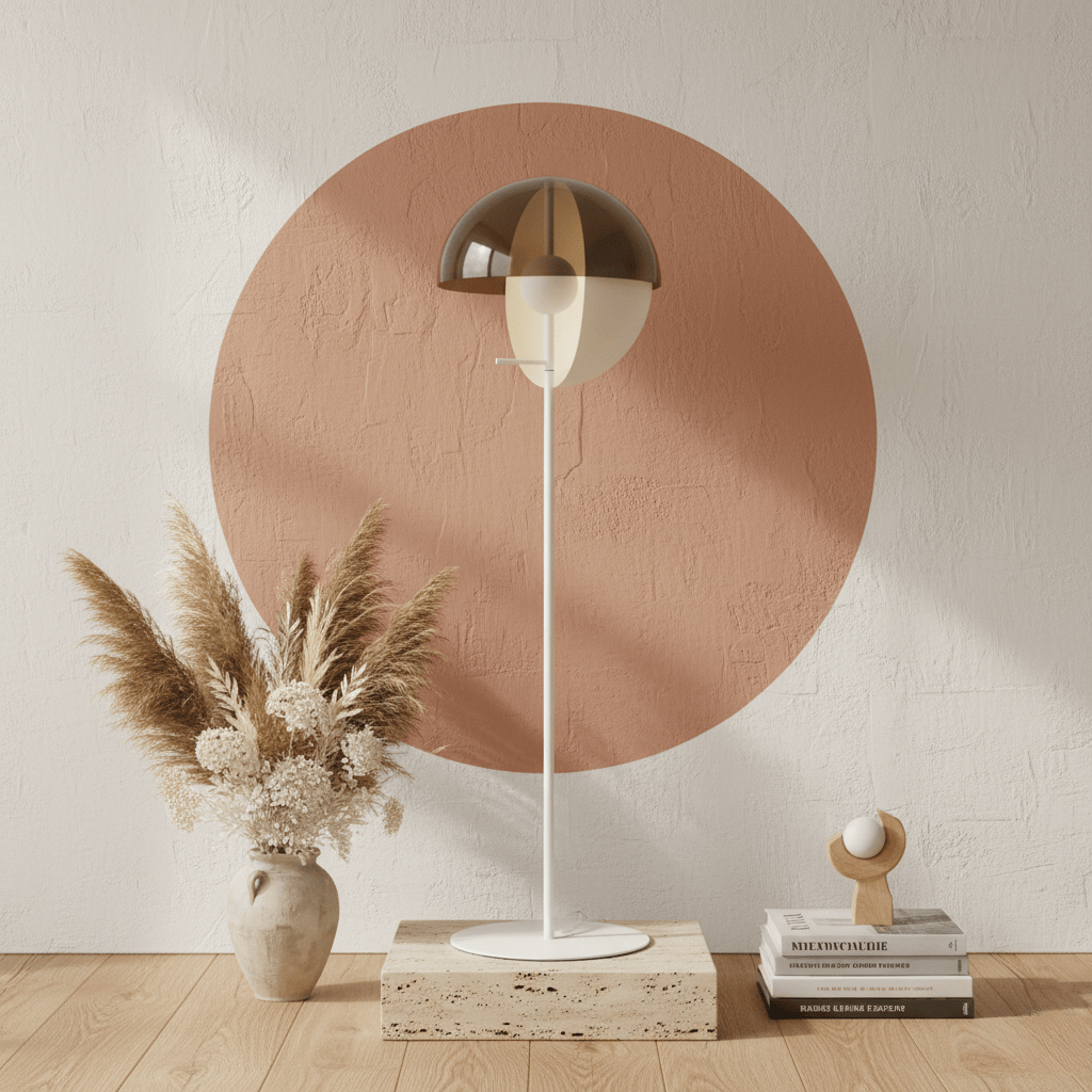 LampeHub Lampadaire Bureau Blanc