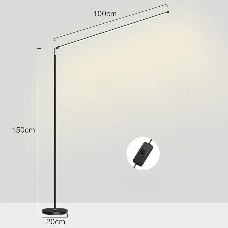 LampeHub Lampadaire Chambre Abat jour