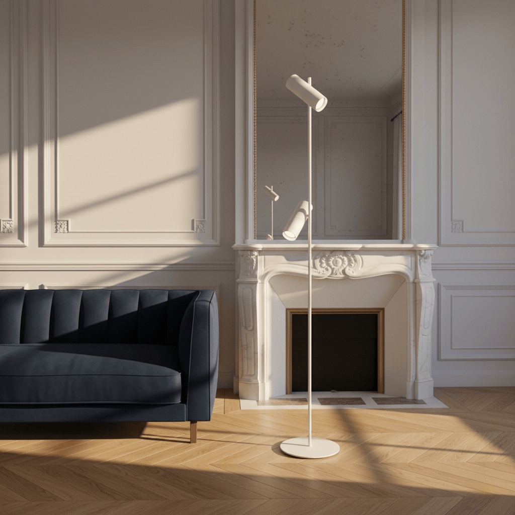 LampeHub Lampadaire Chambre Blanc