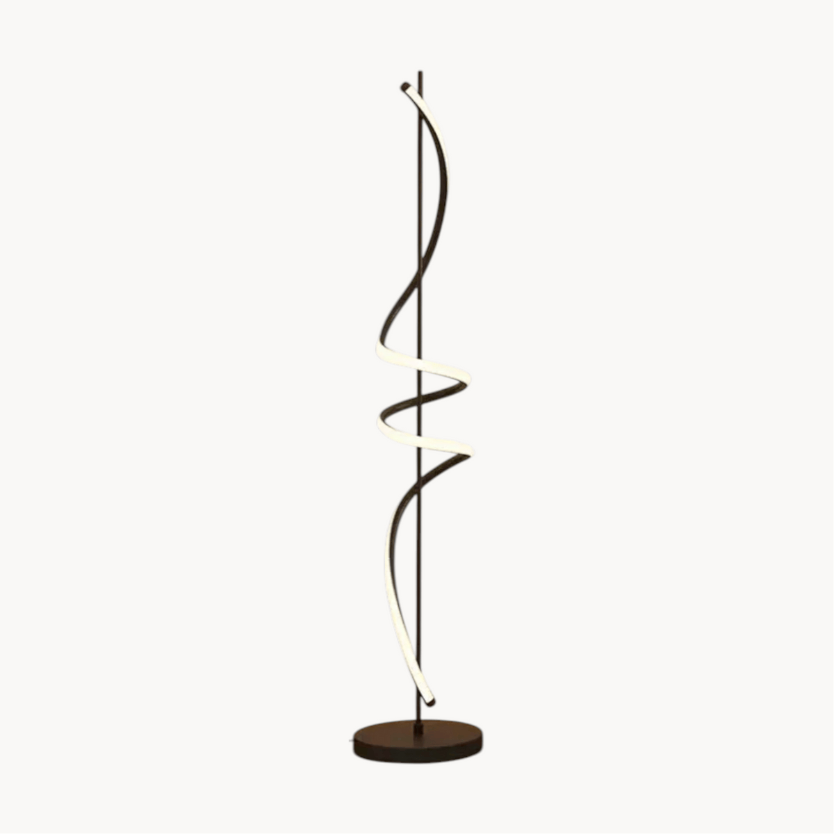 LampeHub Lampadaire Chambre sur pied en spirale