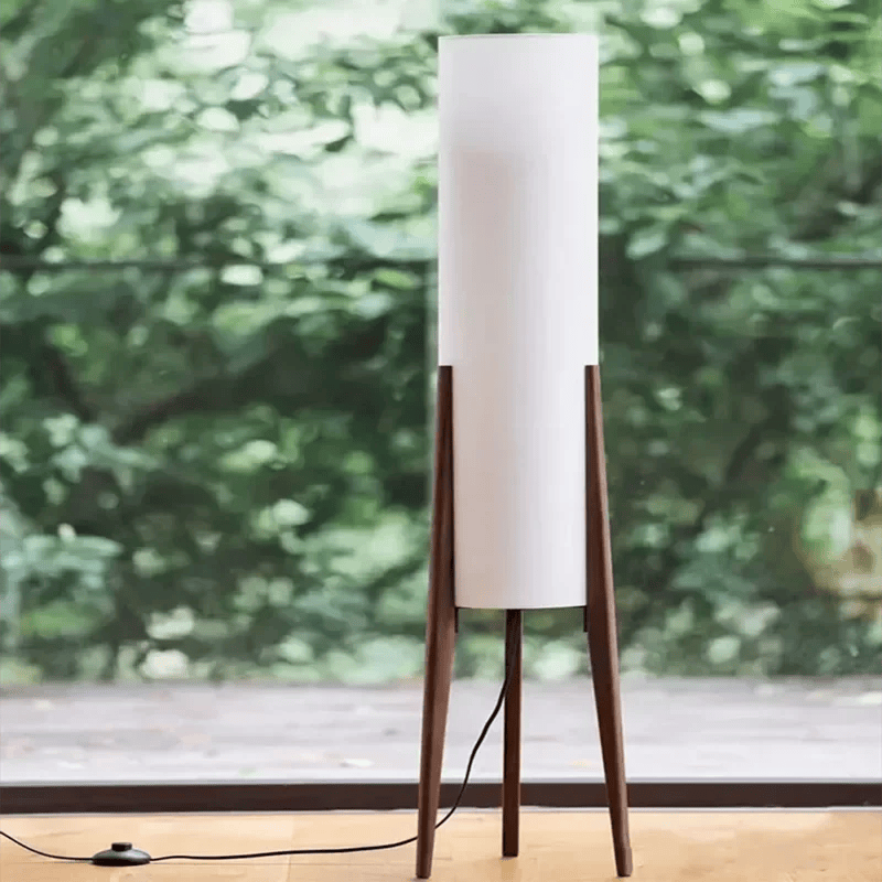 LampeHub Lampadaire de Salon Bois