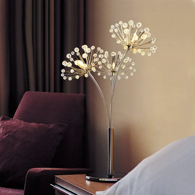 LampeHub Lampadaire Design Crystal