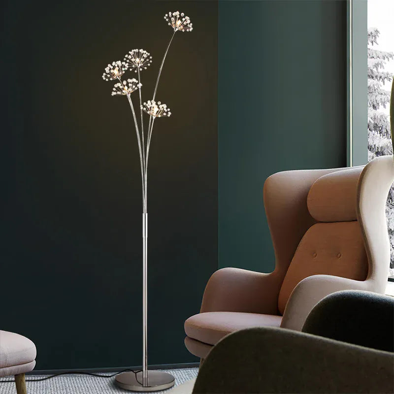 LampeHub Lampadaire Design Crystal