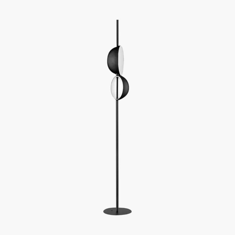 LampeHub Lampadaire Design Moderne Noir