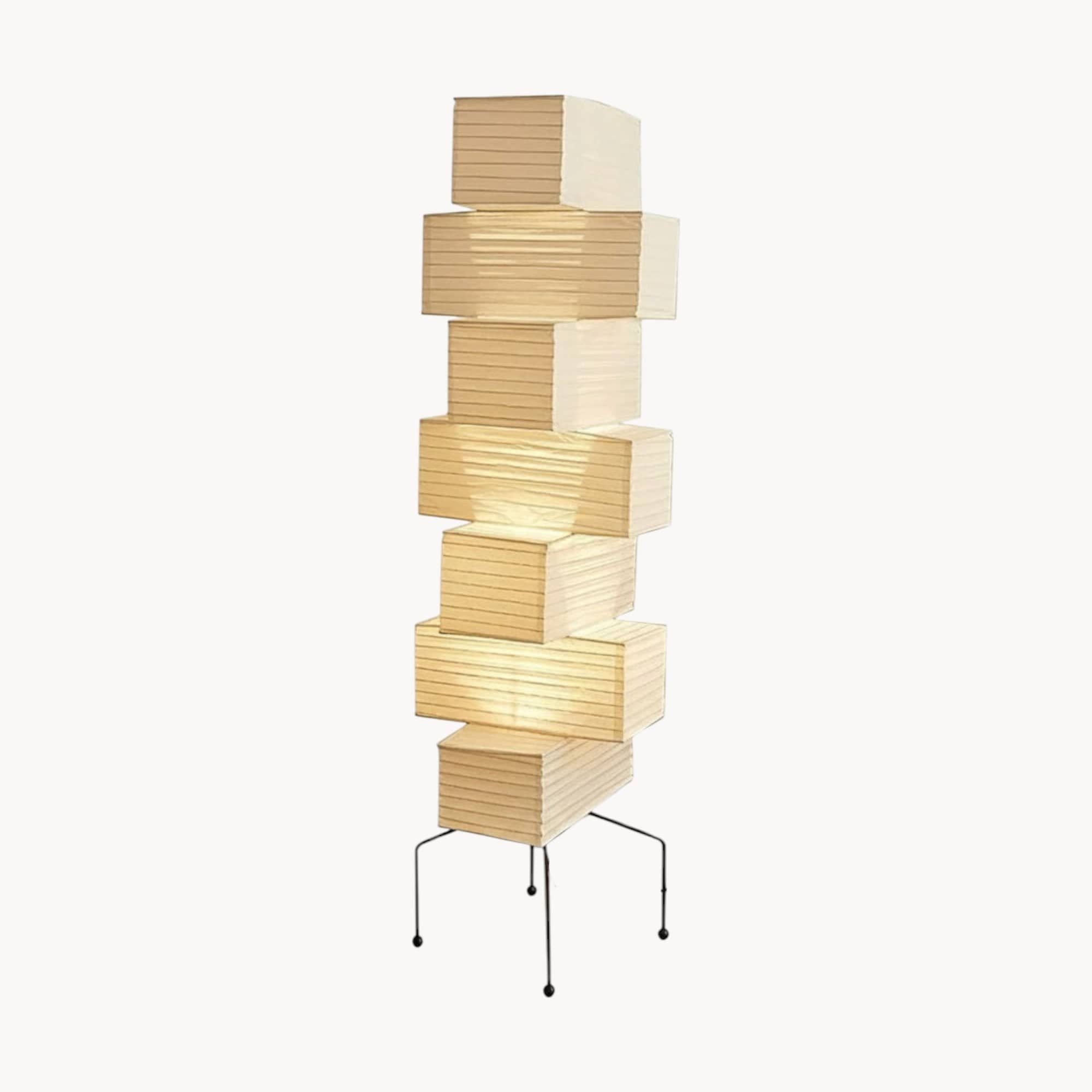 LampeHub Lampadaire Japonais Papier