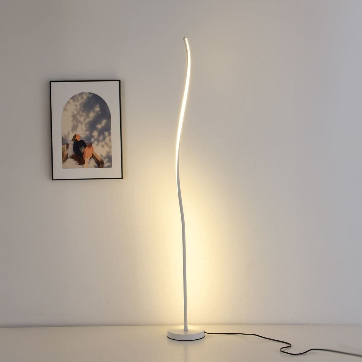 LampeHub Lampadaire LED Blanc