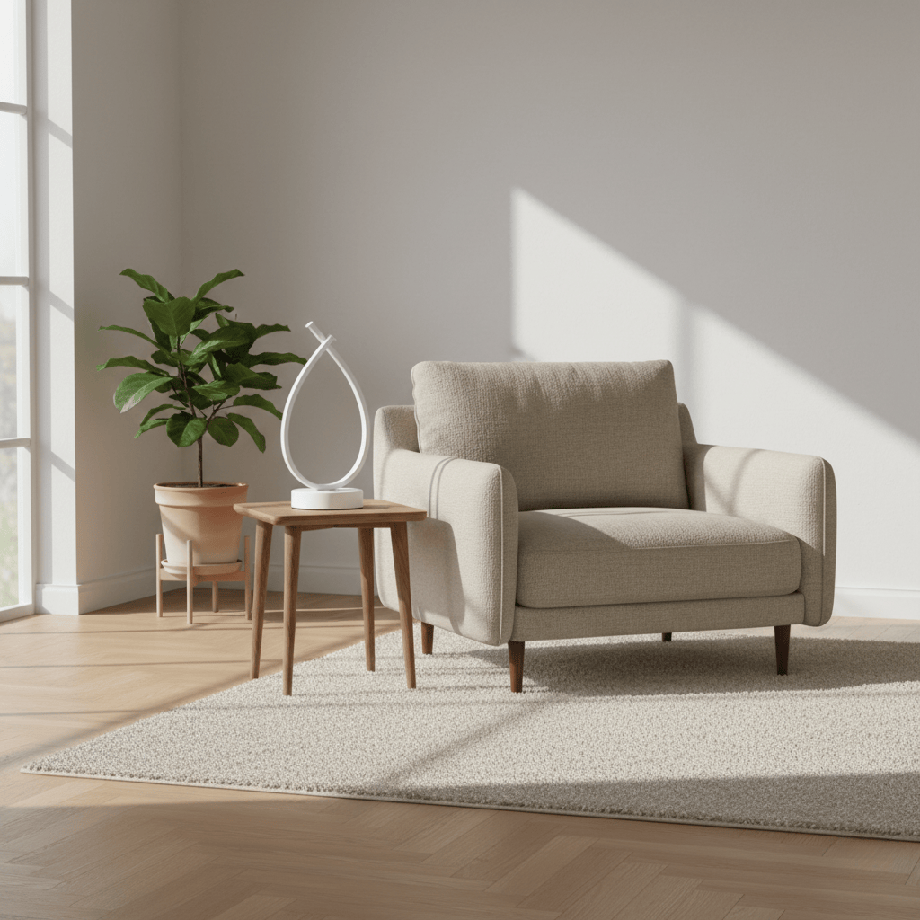 LampeHub Lampadaire LED Blanc