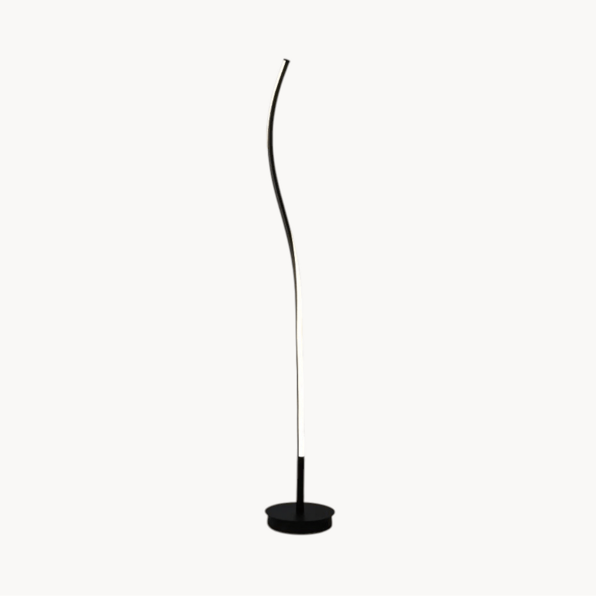 LampeHub Lampadaire LED Noir