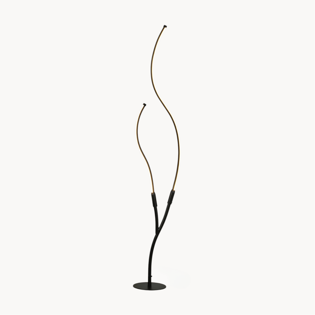 LampeHub Lampadaire Noir Chambre en arbre