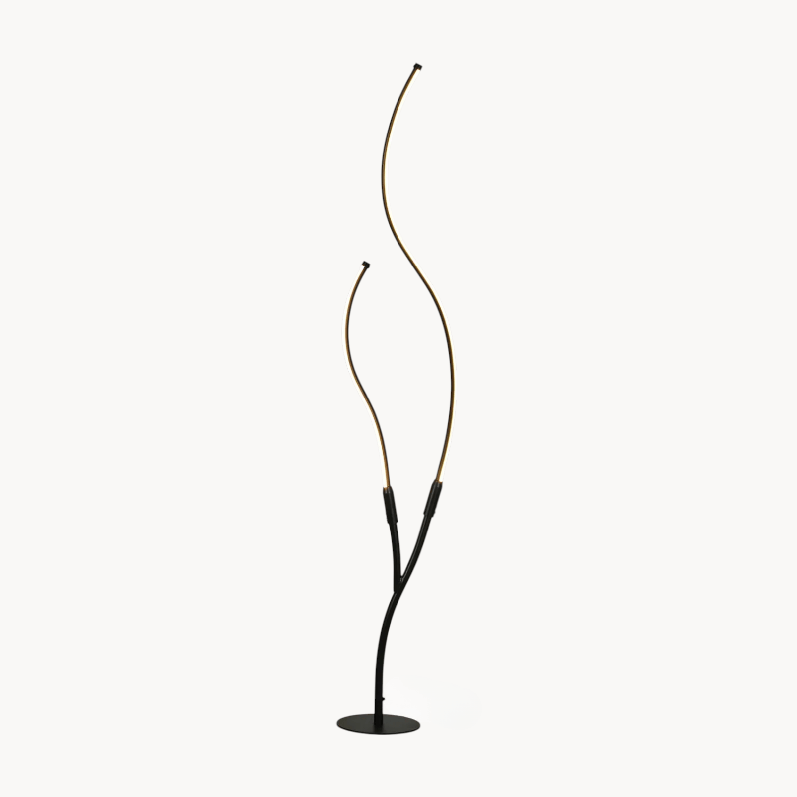 LampeHub Lampadaire Noir Chambre en arbre