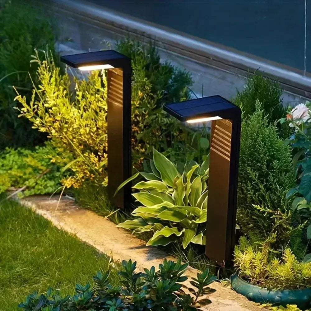 LampeHub Lampadaire Noir Jardin