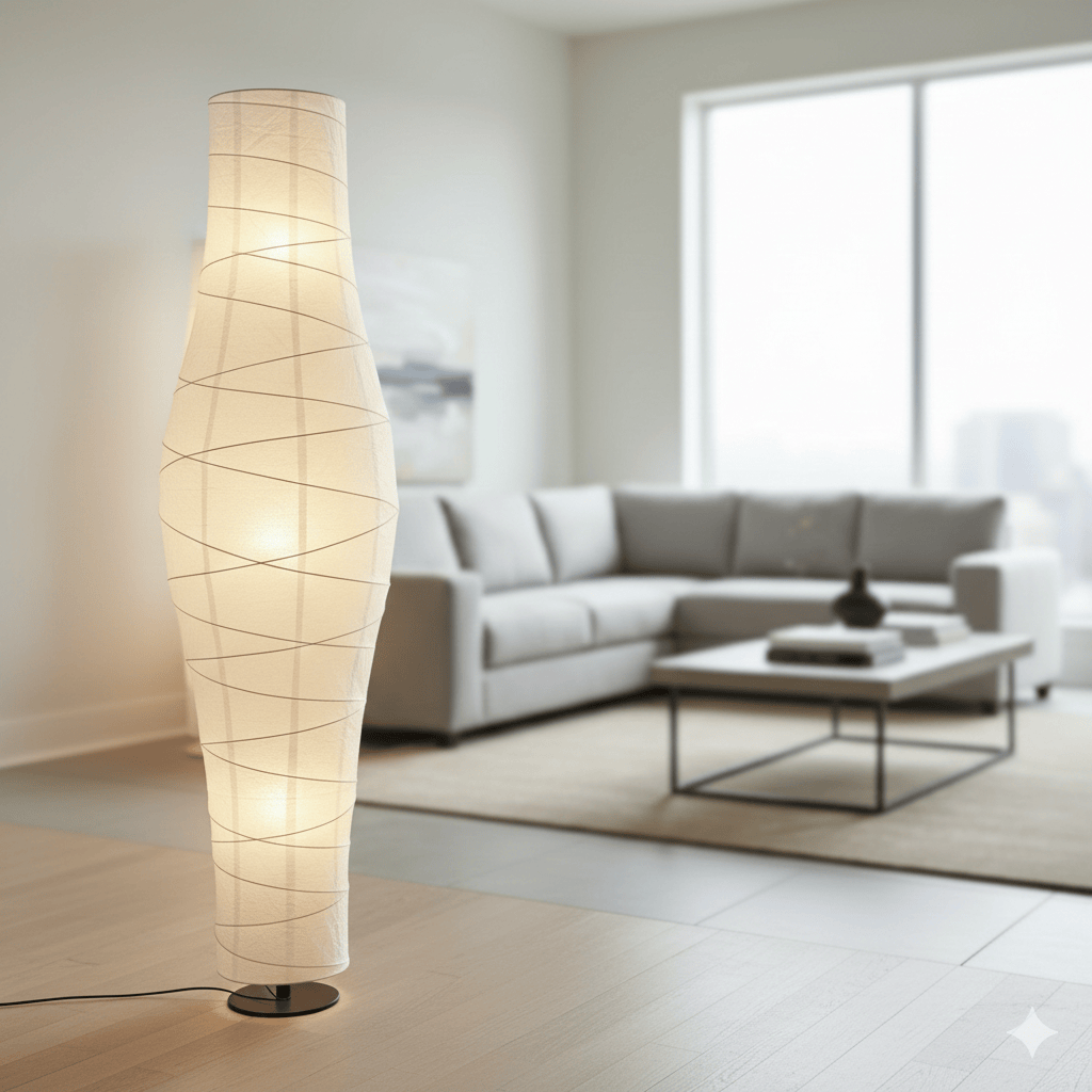 LampeHub Lampadaire Salon Abat jour