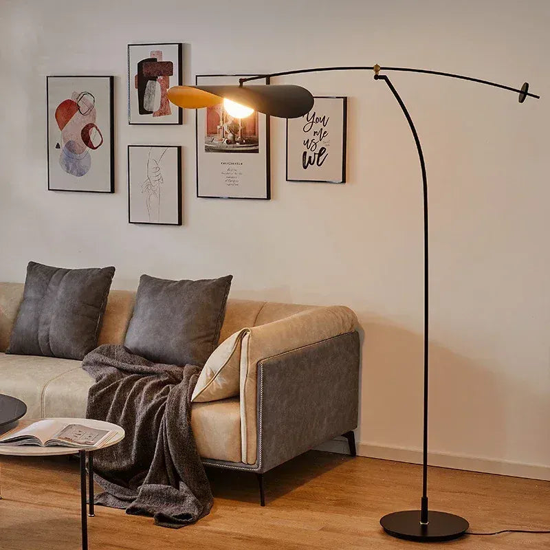 LampeHub Lampadaire Salon Noir
