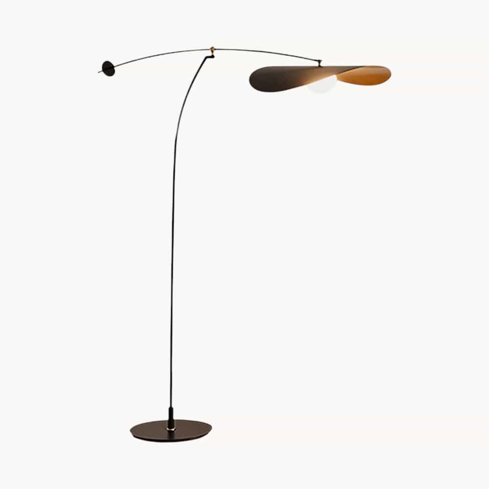 LampeHub Lampadaire Salon Noir