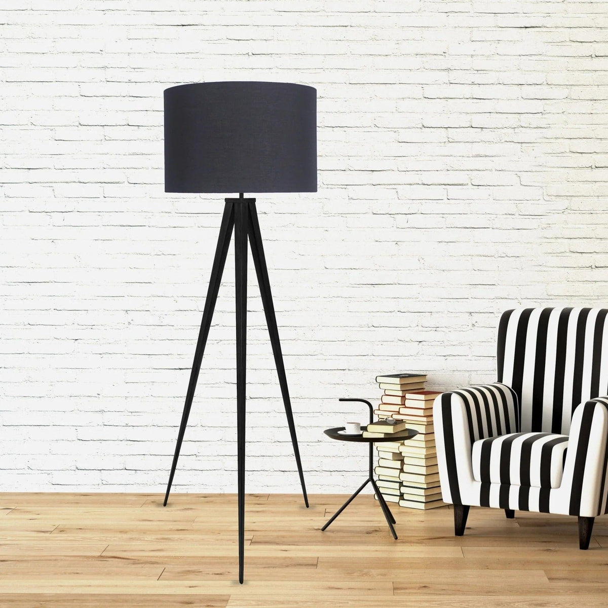 LampeHub Lampadaire sur pied Noir