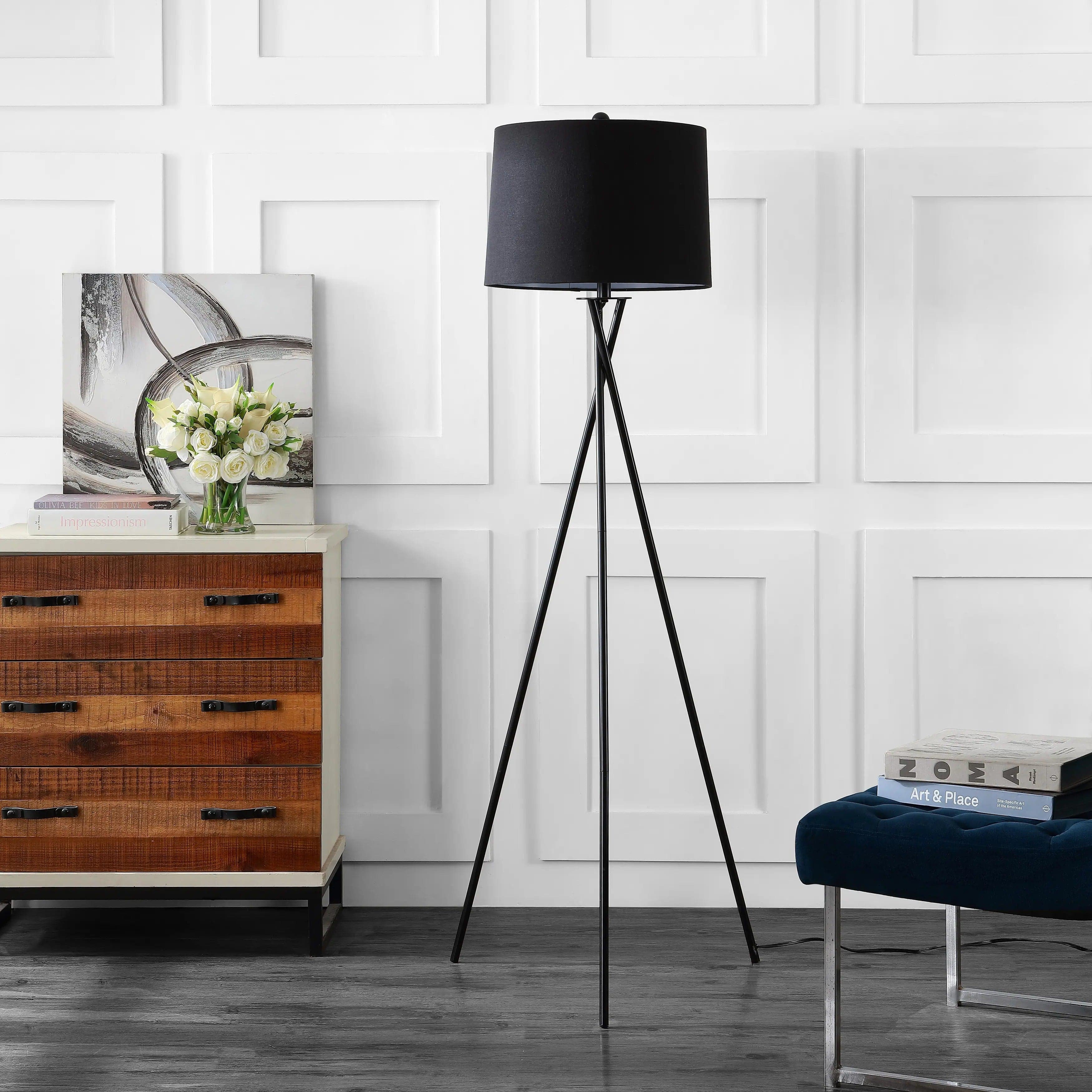 LampeHub Lampadaire sur pied Noir