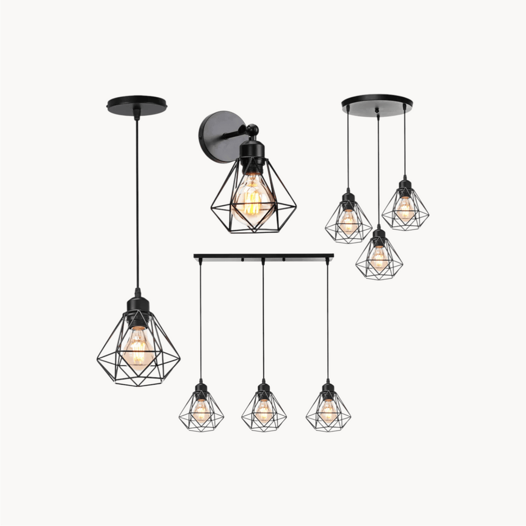 LampeHub Lampadaire Suspendu Abat jour