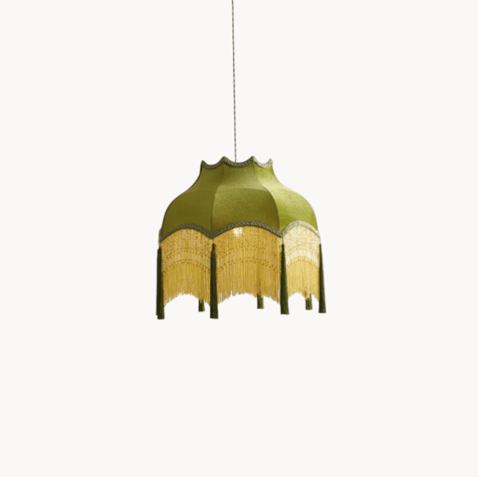 LampeHub Lampadaire Suspendu Chambre vert