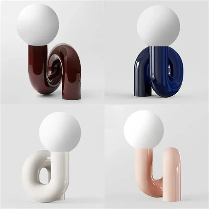 LampeHub Lampe à poser en Metal Design