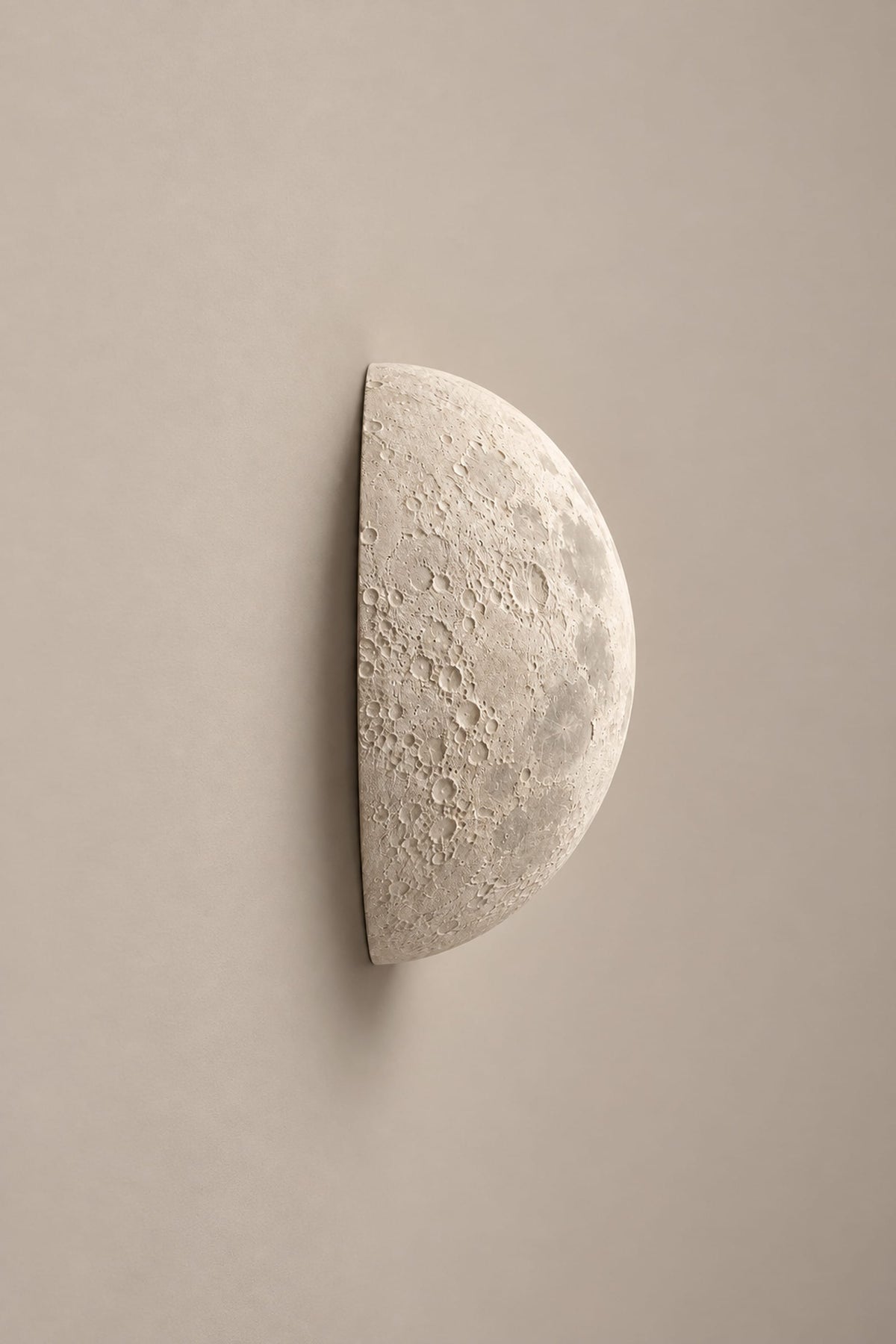 LampeHub Lampe Applique Bauhaus Demi-Lune – Lumière Murale Lunaire LED