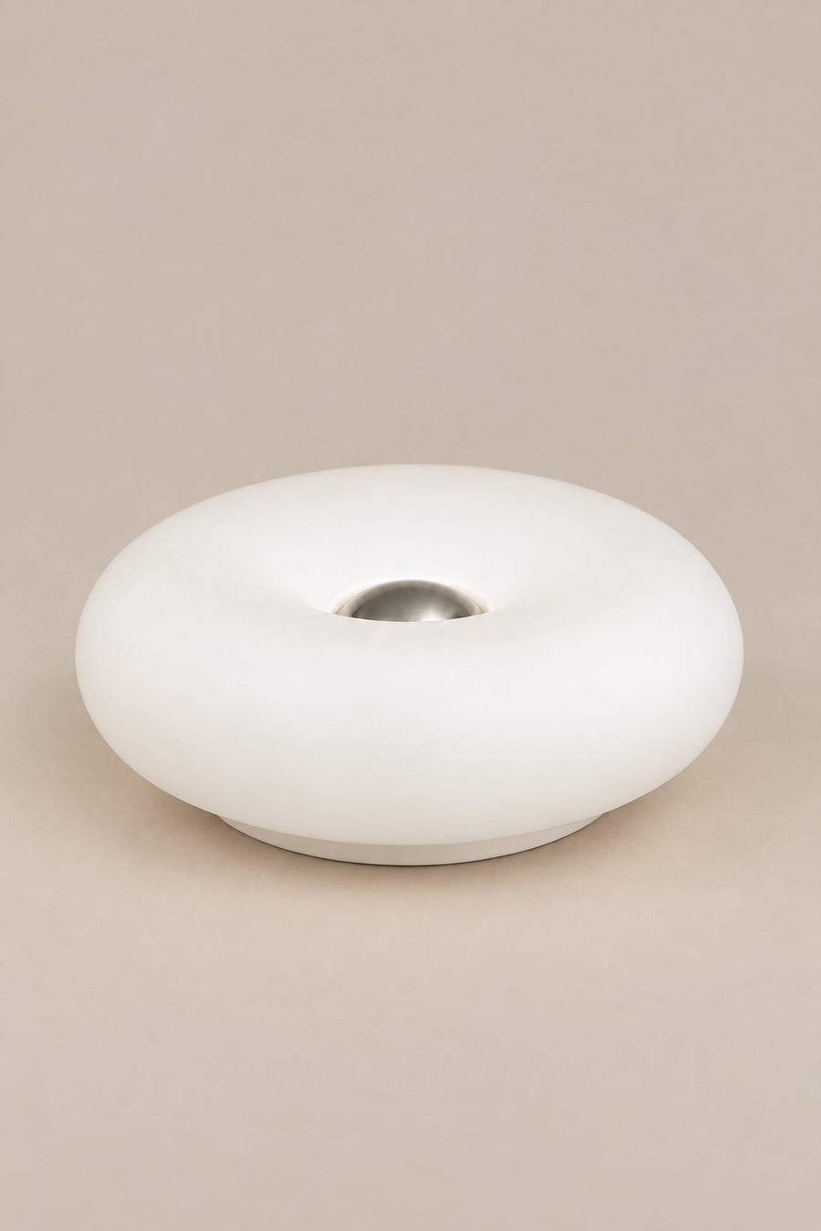 Lampe Bauhaus Donut Blanche – Lampe de Chevet Tactile