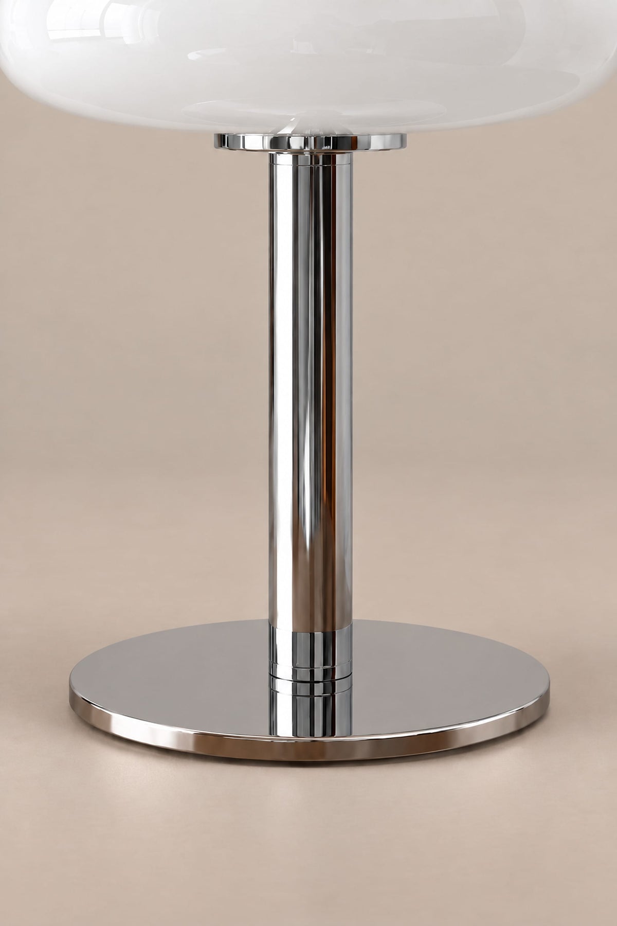 LampeHub Lampe Bauhaus Verre Blanc – Lampe de Chevet Rétro