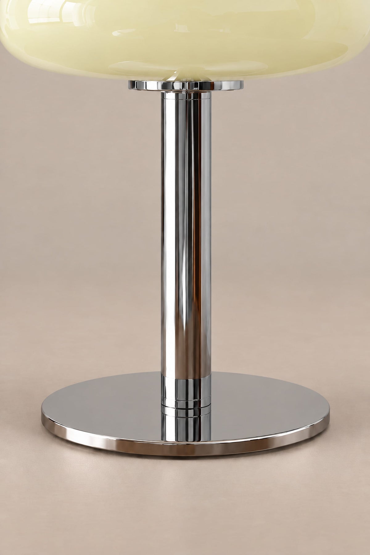 LampeHub Lampe Bauhaus Verre Crème – Lampe de Chevet Rétro